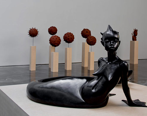 Water-Woman-2017-wangechi-mutus-terrestial-cosmology-water-woman-and-disease Water Woman-2017-Wangechi Mutu