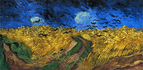 wheat_field_with_crows-van-gogh-495x232 Wheatfield-with-Crows---Oil-On-Canvas-by-Vincent-Van-Gogh--1853-1890--Netherlands