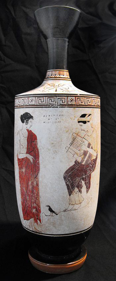 white-ground-lekythos-374x904 White-Ground-Lekythos-muse-on-mountain,-Achillies-painter,-c