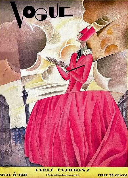 william-bolin-vogue-art william-bolin-april-1927 Vogue cover