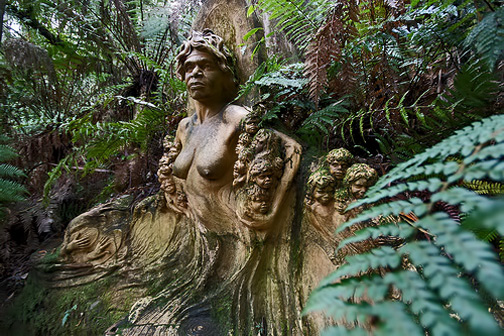Ricketts-Sanctuary-Melbourne William-Ricketts fern forest sculptures
