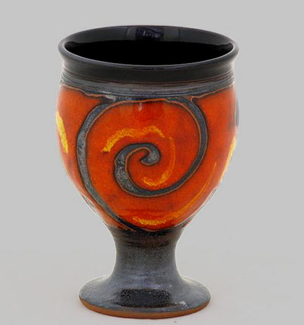 Wine-Goblet-Ceramic-cup Wine Goblet Ceramic, Pottery Wine Cup, Stoneware cup ,Wine glass, Art pottery ChaliceTriUshi Ceramics