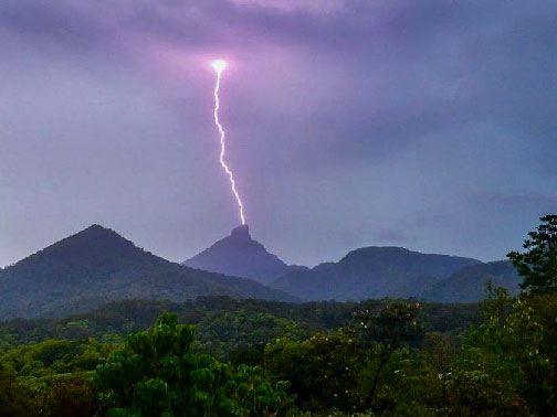 Wollumbin National Park summit, also known as Mount Warning Wollumbin National Park summit, also known as Mount Warning