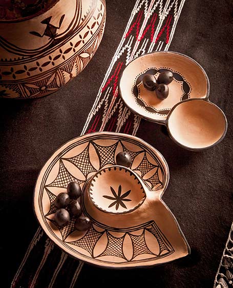 Women's-Pottery-from-the-Rif Hand painted Pottery from the Rif in Morocco