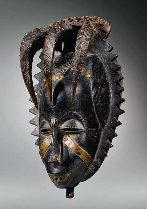 Ivory-coast-mask Yaure,-IVORY-COAST-MASK