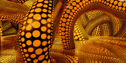 Yayoi-Kusama's-The-Hope-of-the-Polka-Dots Yayoi Kusama's The Hope of the Polka Dots Buried in Infinity Will Eternally Cover the Universe