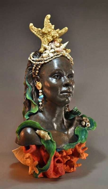 yemanya-sculpture-bust yemanya-star-of-the-sea-ceramic-figure-sculpture-